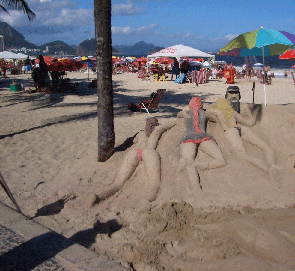 Rio De Janeiro Brazil Sand Sculptures during Carnival - Mark Peace Thomas