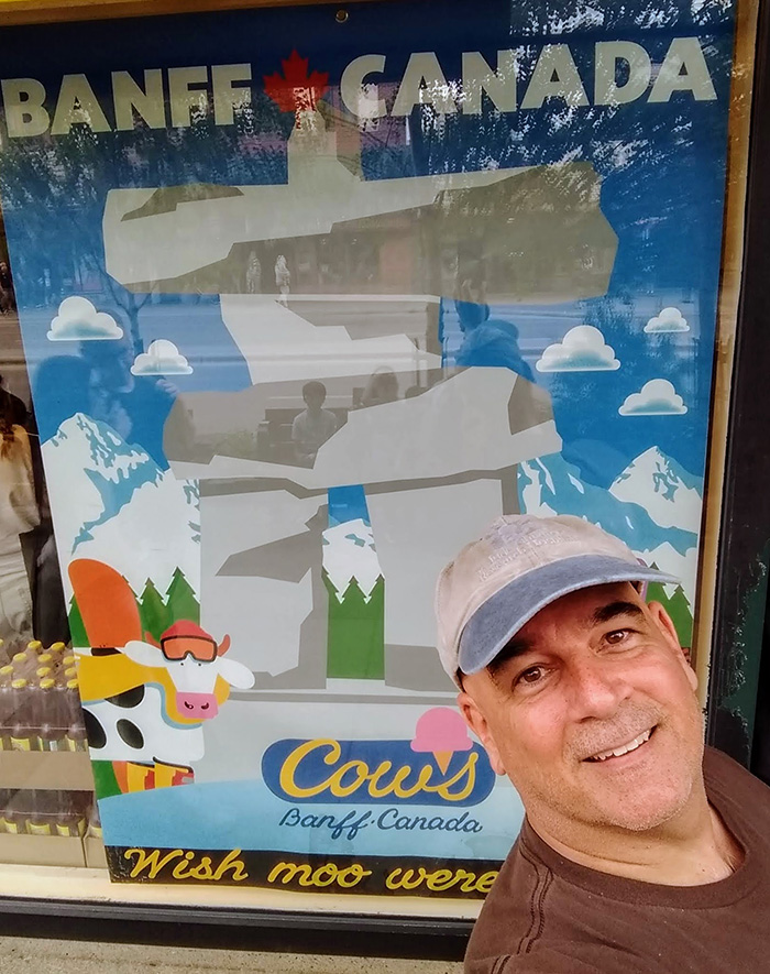 Canada Banff Cows Ice Cream Shop