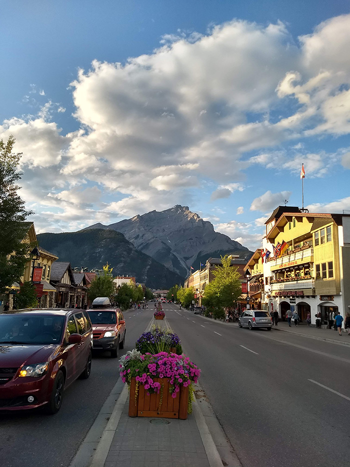 Downtown Banff Canada - DJ Peace Pic - Awesome Travel Blog