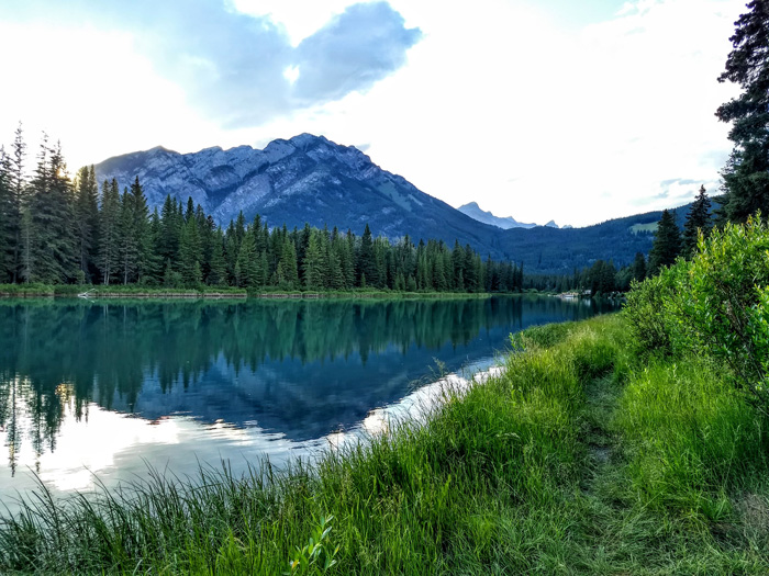 Lake close to Downtown Banff Canada - DJ Peace Pic - Awesome Travel Blog