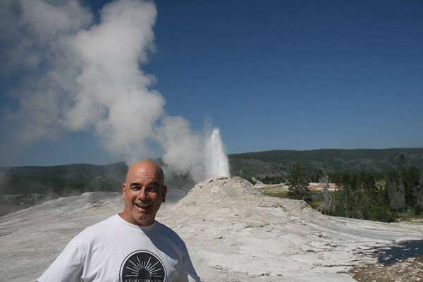 Yellowstone Bee Hive Geyser Awesome Travel Blog with Mark Peace Thomas